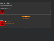 Tablet Screenshot of electronica.blogspot.com