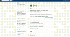 Desktop Screenshot of exactenonchalance.blogspot.com