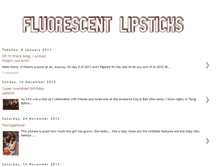 Tablet Screenshot of fluorescentlipsticks.blogspot.com