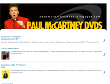 Tablet Screenshot of paulmccartneydvds.blogspot.com