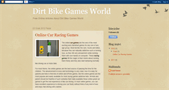 Desktop Screenshot of dirtbikegamesworld.blogspot.com