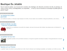 Tablet Screenshot of boutiquedujetable.blogspot.com