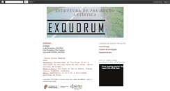 Desktop Screenshot of exquorum.blogspot.com