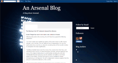 Desktop Screenshot of ablogaboutarsenal.blogspot.com