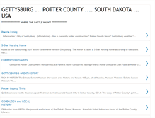 Tablet Screenshot of gettysburgsouthdakota.blogspot.com