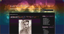 Desktop Screenshot of kate-winslet-nude.blogspot.com