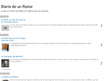 Tablet Screenshot of diariodeunpastor.blogspot.com