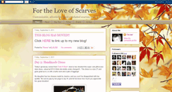 Desktop Screenshot of fortheloveofscarves.blogspot.com