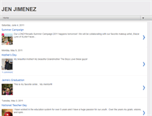 Tablet Screenshot of jenjimenez.blogspot.com