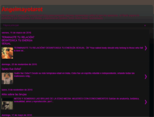 Tablet Screenshot of angelmayotarot.blogspot.com