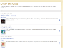 Tablet Screenshot of liveinthearena.blogspot.com