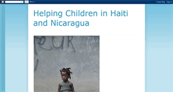 Desktop Screenshot of helpnicaraguachildren.blogspot.com