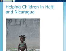 Tablet Screenshot of helpnicaraguachildren.blogspot.com