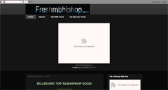 Desktop Screenshot of freshrnbhiphop.blogspot.com