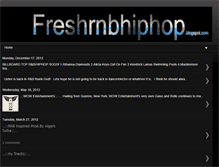 Tablet Screenshot of freshrnbhiphop.blogspot.com