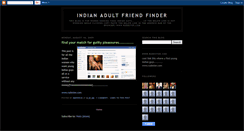 Desktop Screenshot of indianadultfriendfinder.blogspot.com