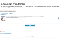 Tablet Screenshot of indianadultfriendfinder.blogspot.com