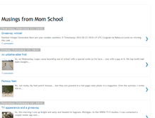 Tablet Screenshot of musingsfrommomschool.blogspot.com