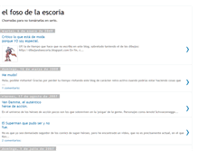 Tablet Screenshot of elfosodelaescoria.blogspot.com