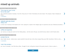 Tablet Screenshot of mixedupanimals.blogspot.com