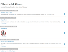 Tablet Screenshot of horrorabismo.blogspot.com