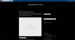 Desktop Screenshot of engineers-only.blogspot.com