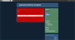 Desktop Screenshot of master-poptropicapokemonandgames.blogspot.com