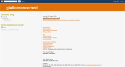 Desktop Screenshot of giuliomoncomed.blogspot.com