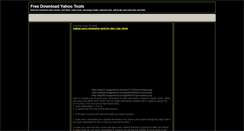Desktop Screenshot of bestyahootools.blogspot.com