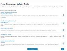 Tablet Screenshot of bestyahootools.blogspot.com