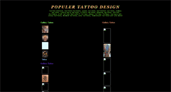 Desktop Screenshot of populertattoodesign.blogspot.com