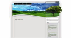 Desktop Screenshot of commaisconteudo.blogspot.com