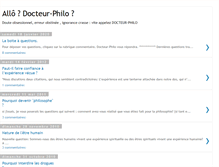 Tablet Screenshot of docteurphilo.blogspot.com