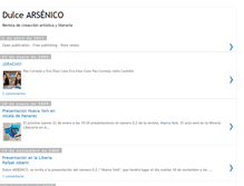 Tablet Screenshot of dulcearsenico-enpapel.blogspot.com