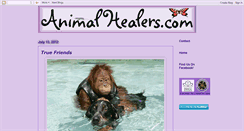 Desktop Screenshot of animalhealers.blogspot.com