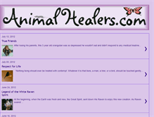 Tablet Screenshot of animalhealers.blogspot.com