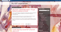 Desktop Screenshot of myadfexperiences.blogspot.com