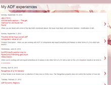 Tablet Screenshot of myadfexperiences.blogspot.com