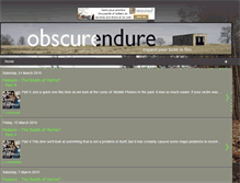 Tablet Screenshot of obscurendure.blogspot.com