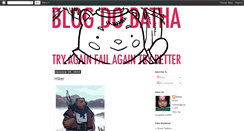 Desktop Screenshot of blogdobatha.blogspot.com