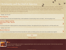 Tablet Screenshot of christianityandtheendofamerica.blogspot.com