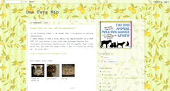 Desktop Screenshot of onecatsnip.blogspot.com