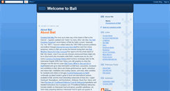 Desktop Screenshot of go-2-bali1.blogspot.com