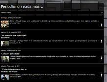 Tablet Screenshot of periodismoynadamas.blogspot.com