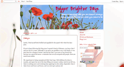 Desktop Screenshot of biggerbrighterdays.blogspot.com