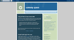 Desktop Screenshot of comedyquest.blogspot.com