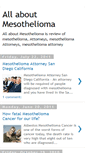 Mobile Screenshot of mesothelioma-cancer-xpire.blogspot.com