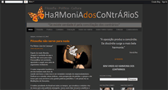 Desktop Screenshot of harmoniadoscontrarios.blogspot.com