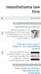 Mobile Screenshot of mesothelioma-law-unfaltering.blogspot.com