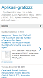 Mobile Screenshot of aplikasi-gratizzz.blogspot.com